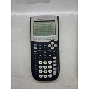 Texas Instruments TI-84 Plus Graphing Calculator - Black Tested Working